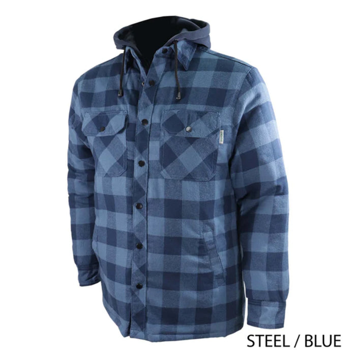 Gatts Workwear® Flannel Lined Work Shirt with Hood - 626DCF