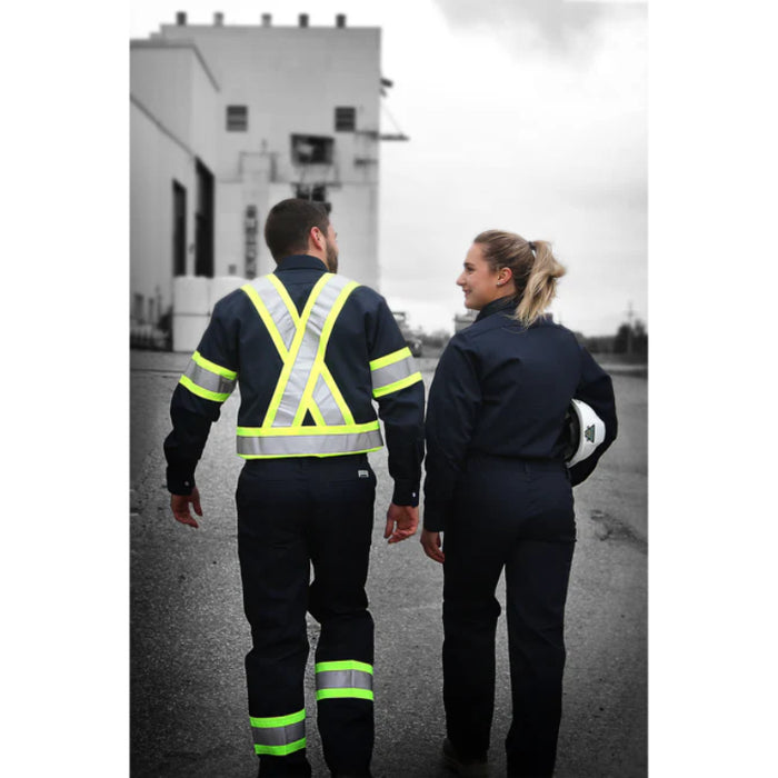 Gatts Workwear® Hi-Visibility Long Sleeve Safety Shirt - 625SX4