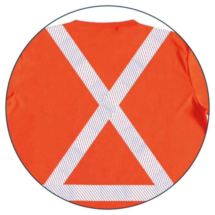 Gatts Workwear® Hi-Visibility Long Sleeve Safety Shirt - STX2LS