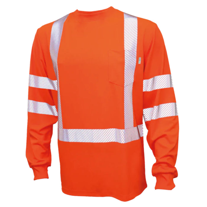Gatts Workwear® Hi-Visibility Long Sleeve Safety Shirt - STX2LS