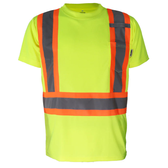 Gatts Workwear® Hi-Visibility Short Sleeve Safety Shirt - STX4SS
