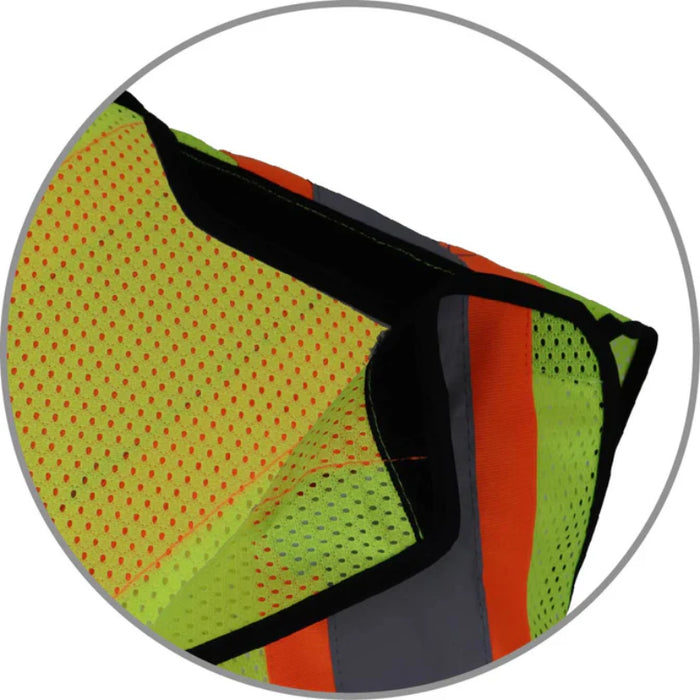 Gatts Workwear® High Visibility 5 Points Tear-Away Mesh Safety Vest - Class 2 Level 2 - 500X4