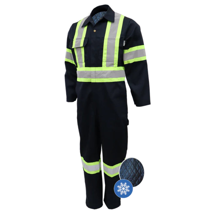 Gatts Workwear® High Visibility Long Sleeve Lined Coverall - 791XD4