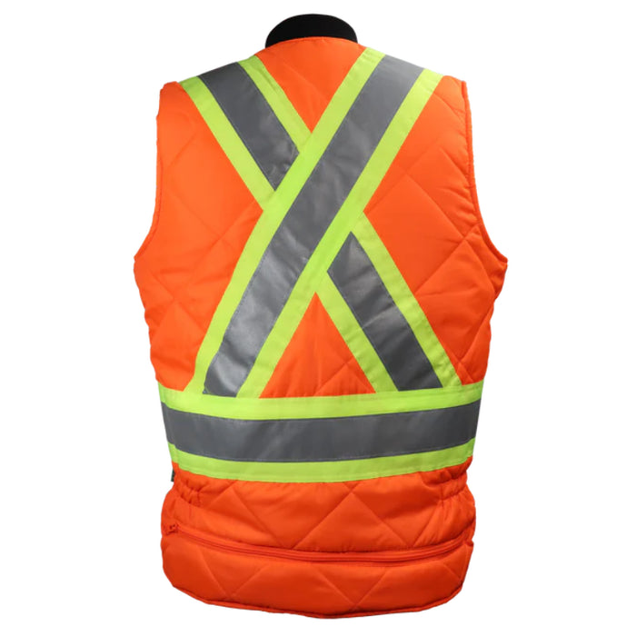 Gatts Workwear® High Visibility Reversible Lined Safety Vest - 540XR