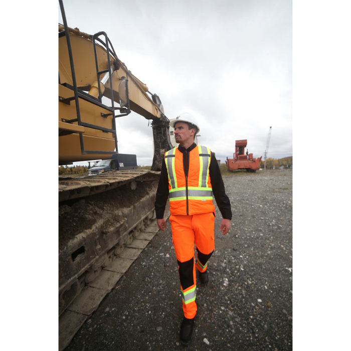 Gatts Workwear® High Visibility Reversible Lined Safety Vest - 540XR