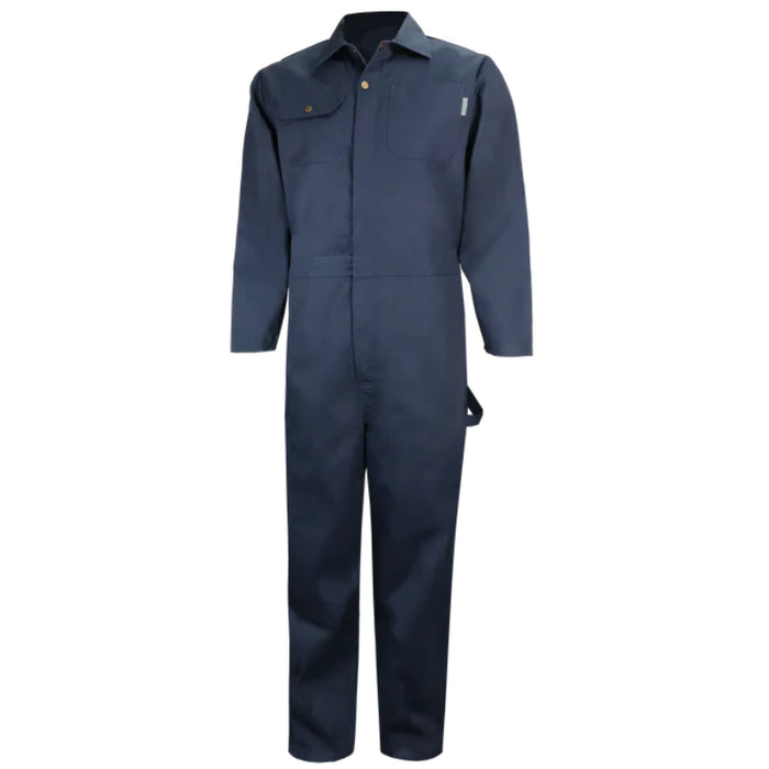 Gatts Workwear® Navy Long Sleeve Coverall with Zipper Front - 791
