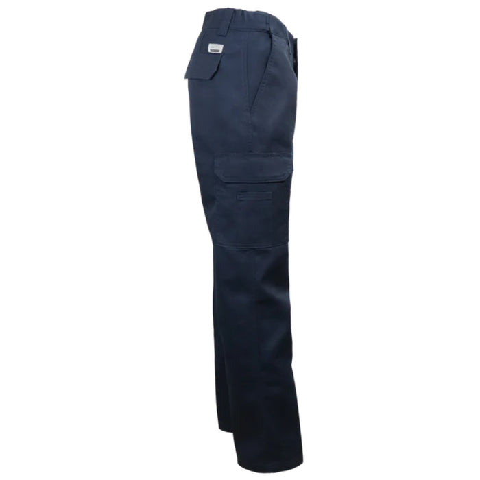 Gatts Workwear® Cargo Work Pant with Flexible Waist - Navy - MRB-011