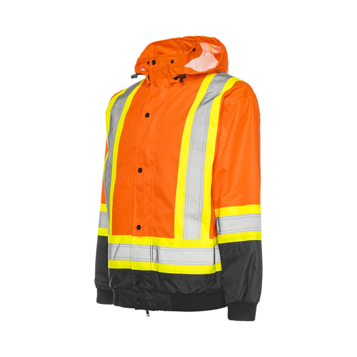 Ground Force® Hi Vis 3-In-1 Winter Traffic Safety Jacket - TJ3