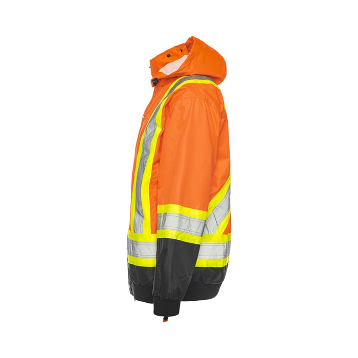 Ground Force® Hi Vis 3-In-1 Winter Traffic Safety Jacket - TJ3