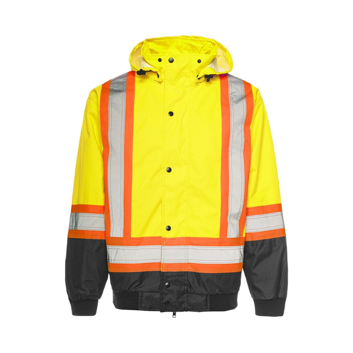 Ground Force® Hi Vis 3-In-1 Winter Traffic Safety Jacket - TJ3