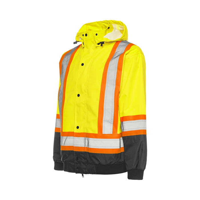 Ground Force® Hi Vis 3-In-1 Winter Traffic Safety Jacket - TJ3