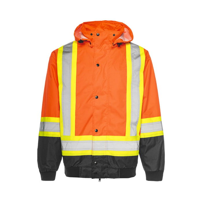 Ground Force® Hi Vis 3-In-1 Winter Traffic Safety Jacket - TJ3