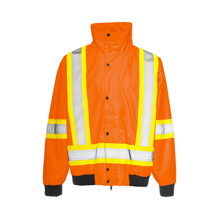 Ground Force® Hi Vis 6-In-1 Winter Traffic Safety Jacket - TJ6