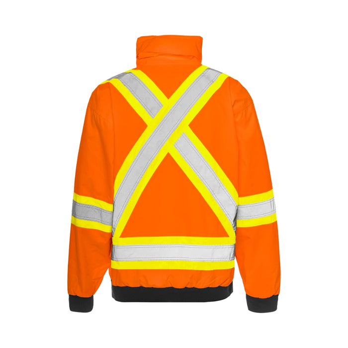 Ground Force® Hi Vis 6-In-1 Winter Traffic Safety Jacket - TJ6