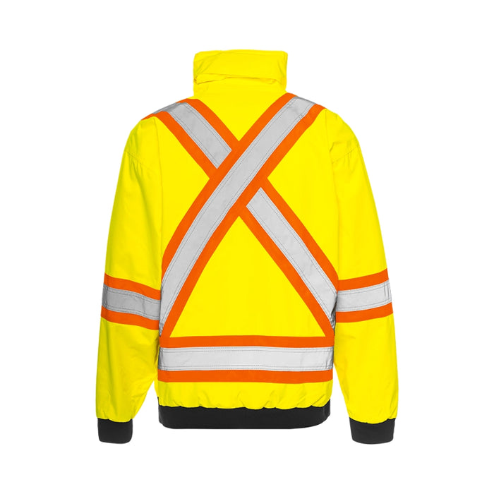 Ground Force® Hi Vis 6-In-1 Winter Traffic Safety Jacket - TJ6