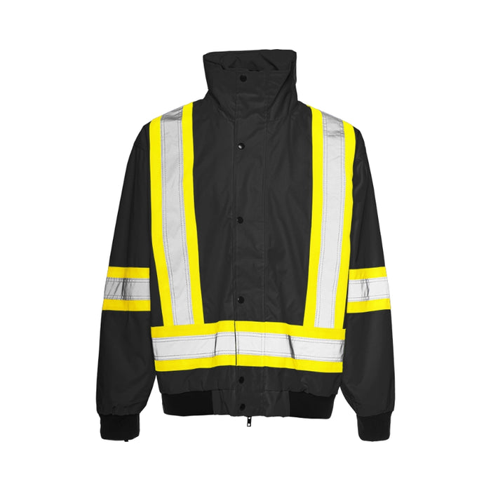 Ground Force® Hi Vis 6-In-1 Winter Traffic Safety Jacket - TJ6