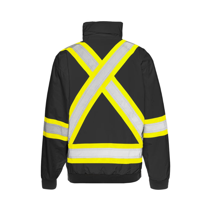 Ground Force® Hi Vis 6-In-1 Winter Traffic Safety Jacket - TJ6