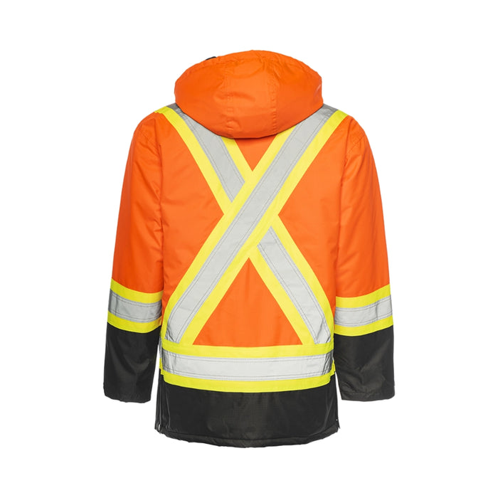 Ground Force® Hi Vis Polyester Winter Traffic Safety Parka - TP1