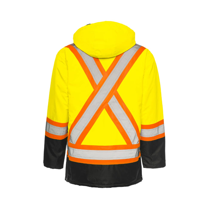 Ground Force® Hi Vis Polyester Winter Traffic Safety Parka - TP1