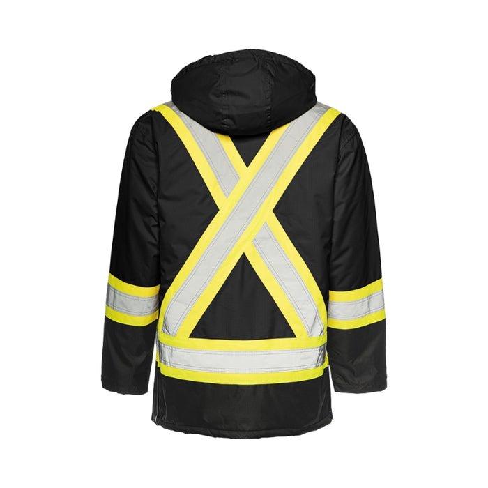 Ground Force® Hi Vis Polyester Winter Traffic Safety Parka - TP1