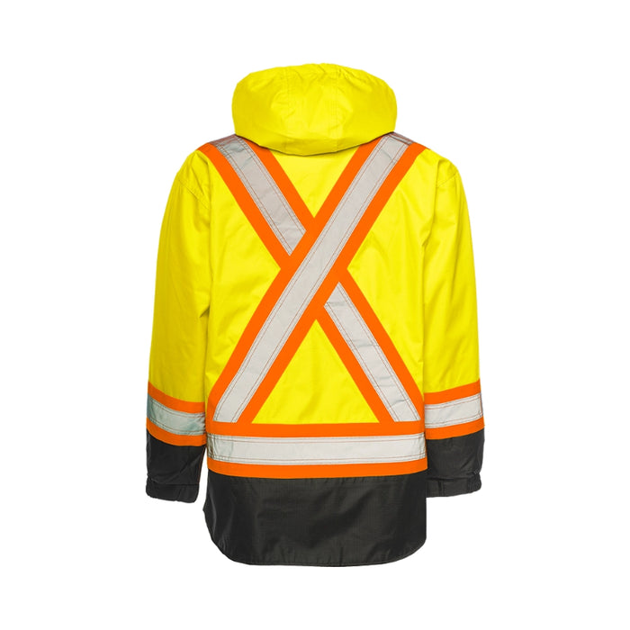 Ground Force® Hi Vis Waterproof 6-In-1 Winter Traffic Safety Parka - TP6