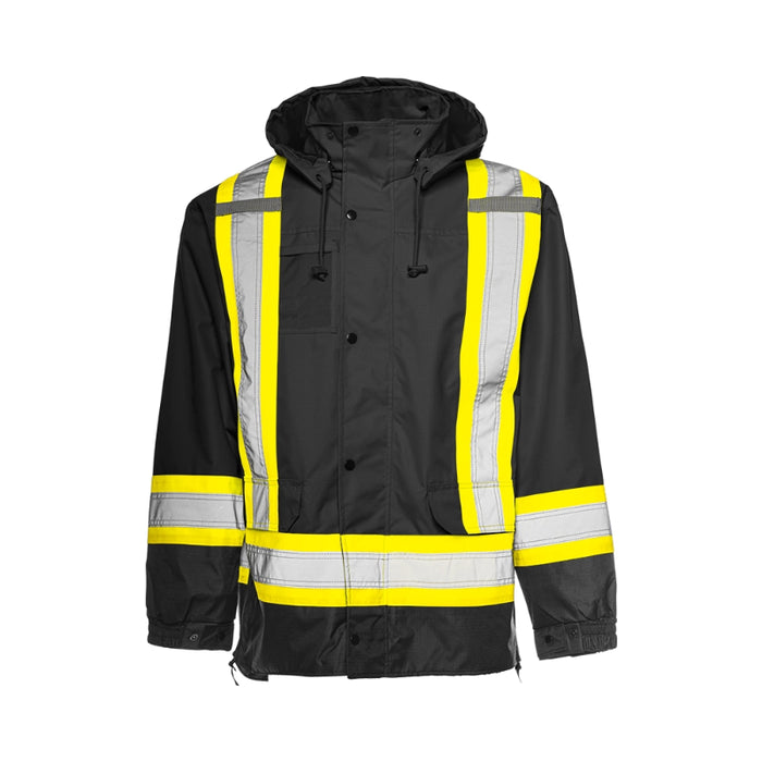 Ground Force® Hi Vis Waterproof 6-In-1 Winter Traffic Safety Parka - TP6