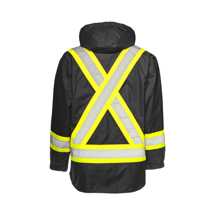 Ground Force® Hi Vis Waterproof 6-In-1 Winter Traffic Safety Parka - TP6