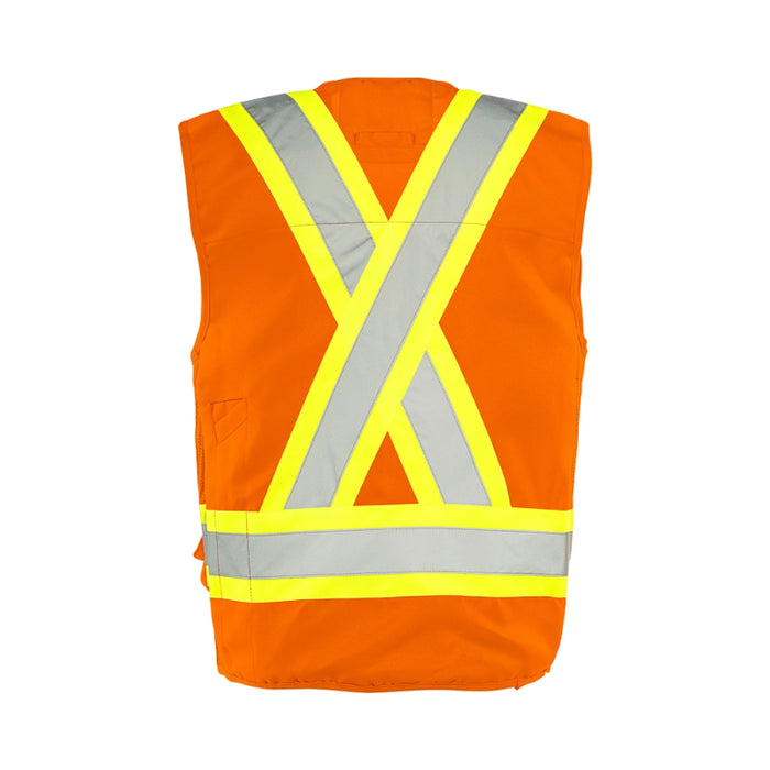 Ground Force® High Visibility Deluxe Surveyor's Safety Vest - TV20