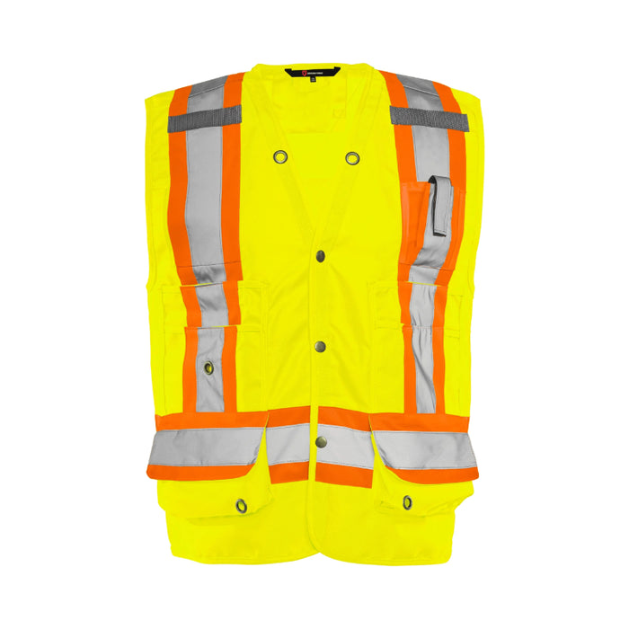 Ground Force® High Visibility Deluxe Surveyor's Safety Vest - TV20