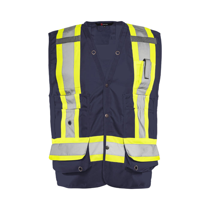 Ground Force® High Visibility Deluxe Surveyor's Safety Vest - TV20