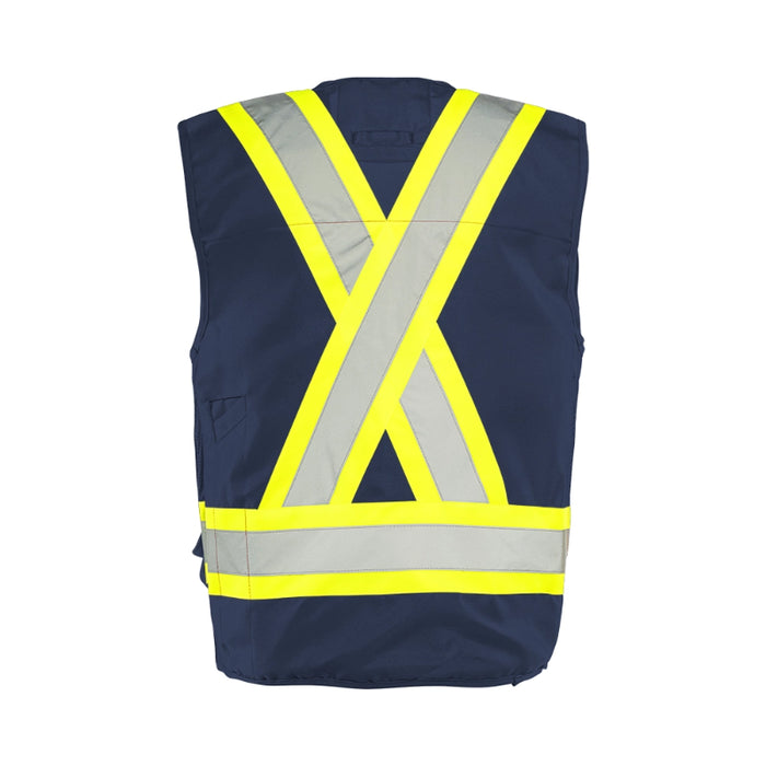 Ground Force® High Visibility Deluxe Surveyor's Safety Vest - TV20