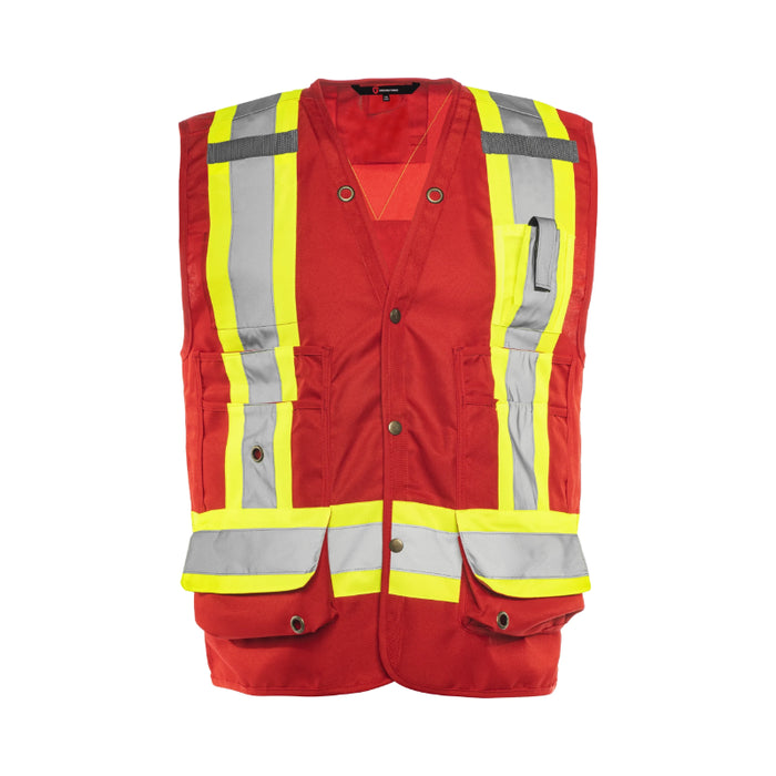 Ground Force® High Visibility Deluxe Surveyor's Safety Vest - TV20