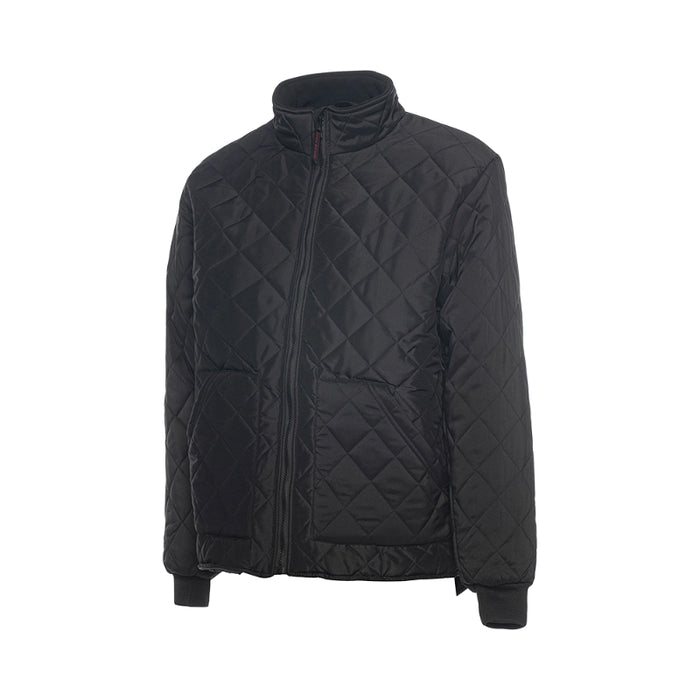 Ground Force® Quilted Polyester Freezer Safety Jacket - Black - WJ1