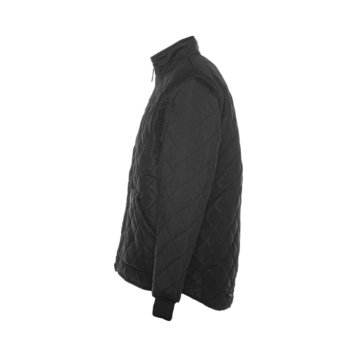 Ground Force® Quilted Polyester Freezer Safety Jacket - Black - WJ1