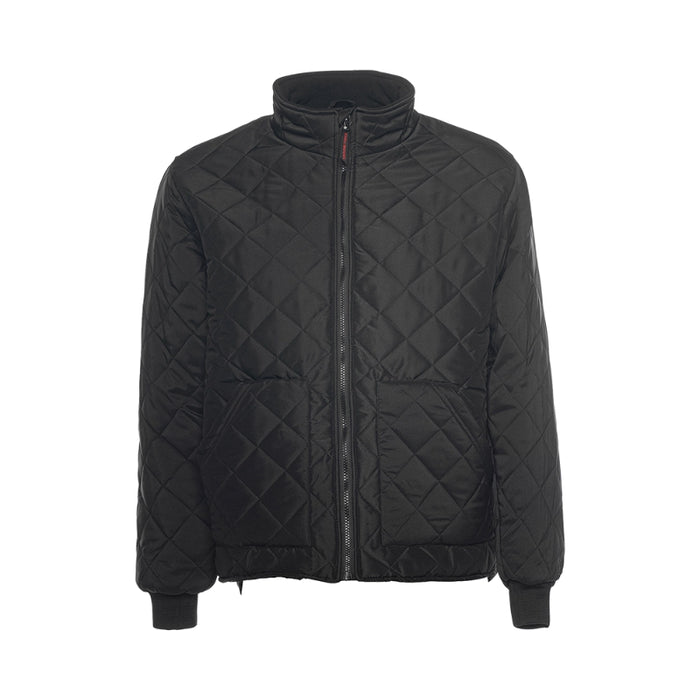 Ground Force® Quilted Polyester Freezer Safety Jacket - Black - WJ1