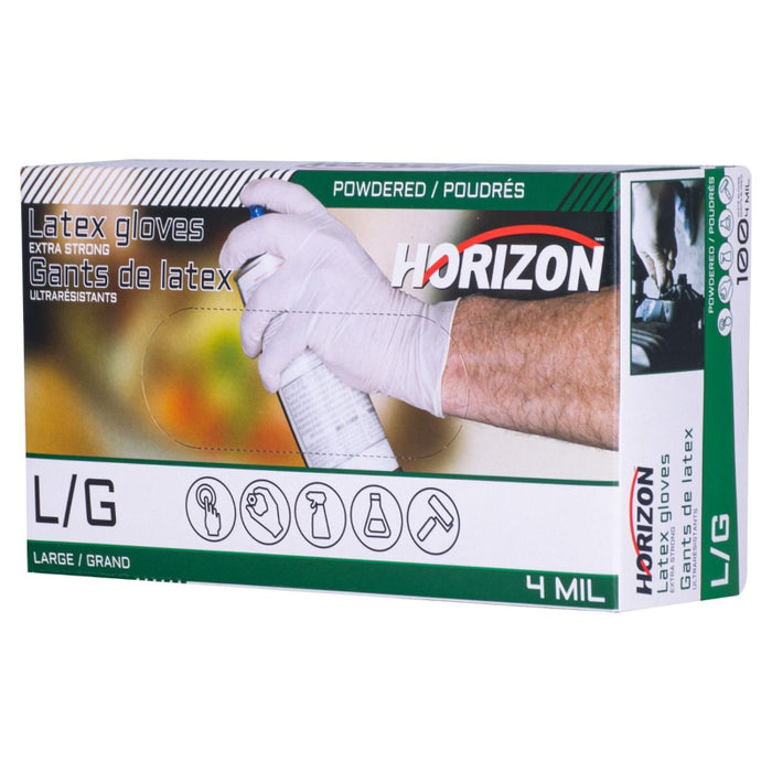 Horizon® 4 mil Latex Disposable Gloves - 93344