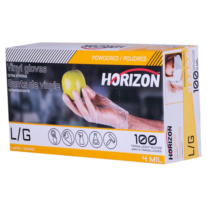Horizon® 4 mil Vinyl Disposable Gloves - 934255