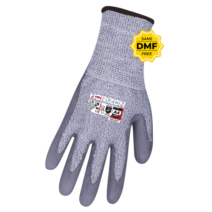 Horizon® ANSI A4 Cut Resistant Polyurethane Safety Gloves - 51257