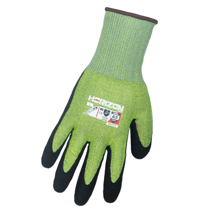 Horizon® ANSI A5 Cut Resistant Micro-Foam Nitrile Safety Gloves - 51117