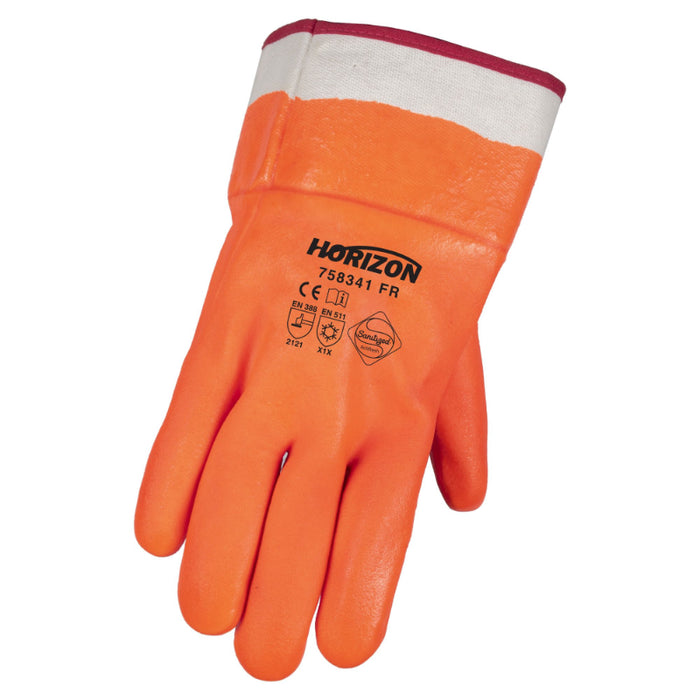 Horizon® Chemical Resistant Lined Double Coated PVC Safety Gloves - 58341