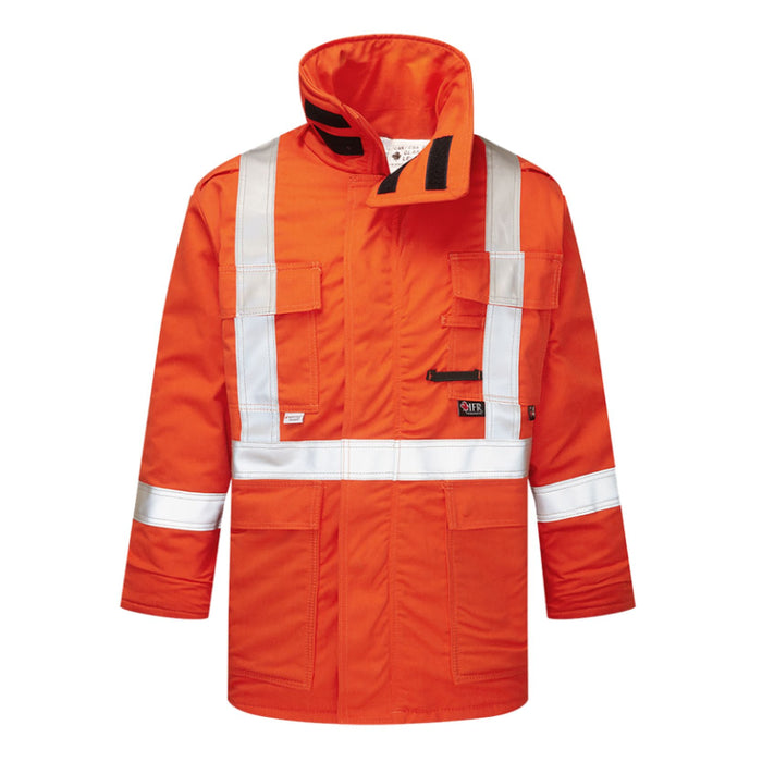 IFR Workwear® Ultrasoft® Insulated Hi Vis Parka Jacket - Style 515 - Orange