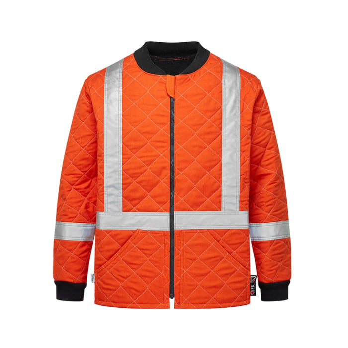 IFR Workwear® Ultrasoft® Quilted Freezer Jacket - Style 417 - Orange