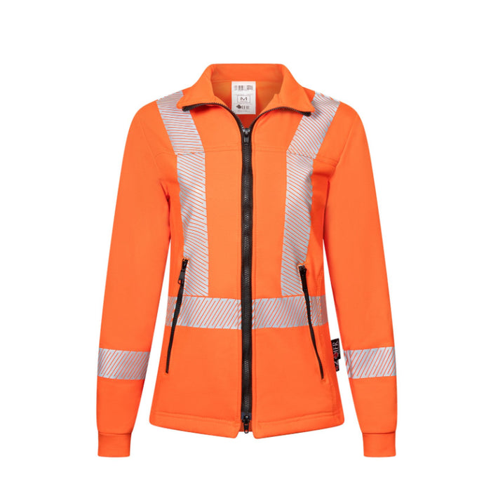 IFR Workwear® Women's Hi-Vis Segmented Striped Fleece- X-Back - Style 474 - Orange