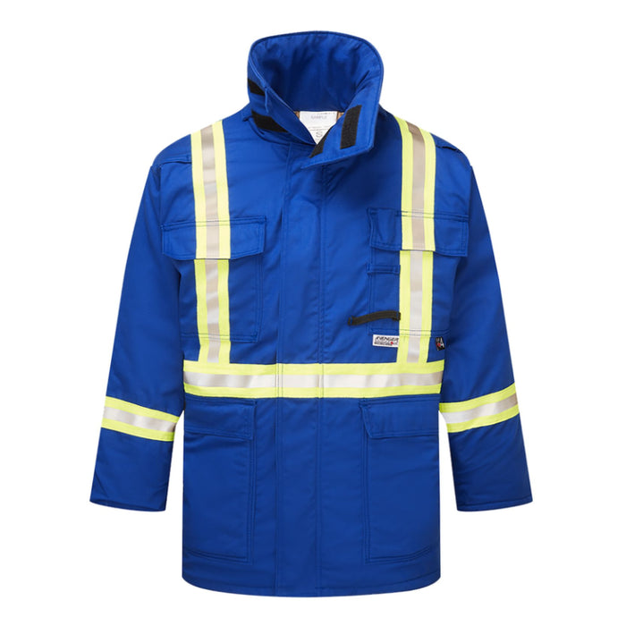 IFR Workwear® Avenger 9 OZ Insulated Parka Lined Hand Pockets - Style 215 - Blue