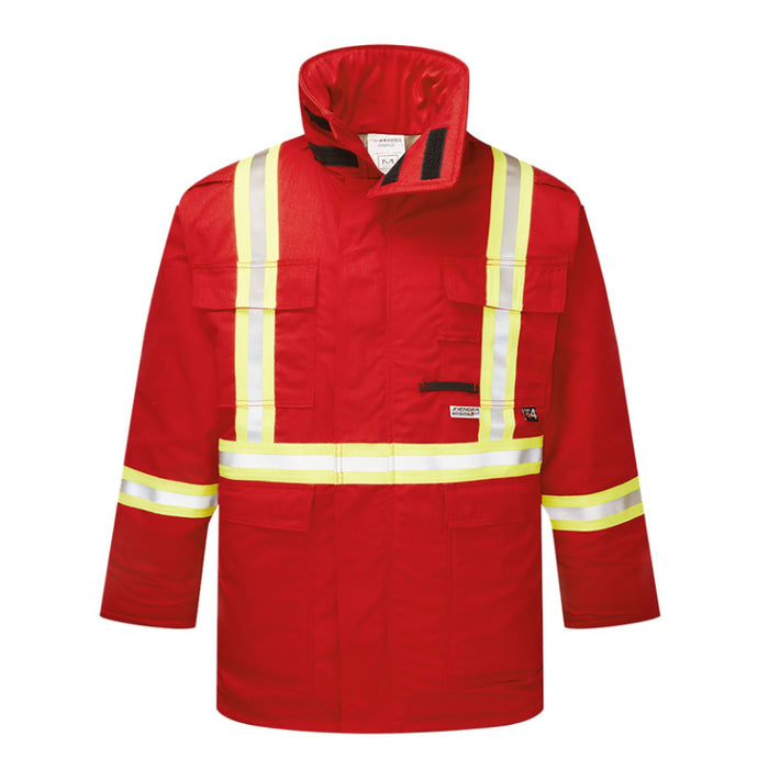 IFR Workwear® Avenger 9 OZ Insulated Parka Lined Hand Pockets - Style 3215 - Red