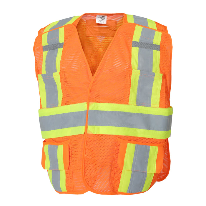 Jackfield® 5 point Break Away Mesh Safety Vest - 70-117