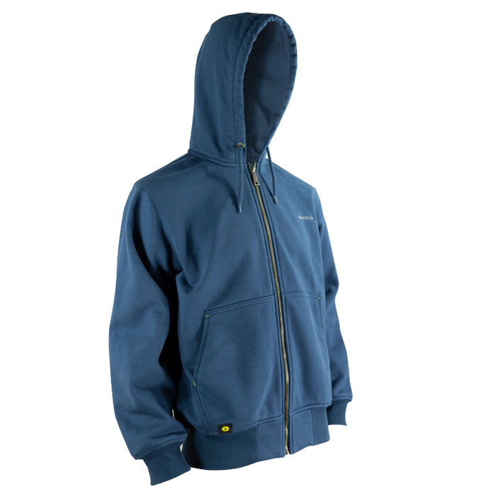 Jackfield® Hooded Cotton Sweater with Zipper - Blue - 70-725