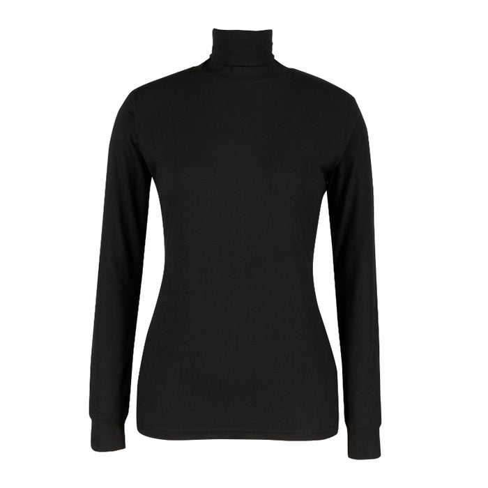 Jackfield® Women's Turtle Neck Work Shirt - Black - 11-602