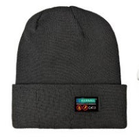 Keltek® Fine Rib Knit Cuffed Beanie - Black - 7999