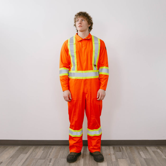 Keltek® Hi Vis/FR Safety Coverall - Orange - 384S